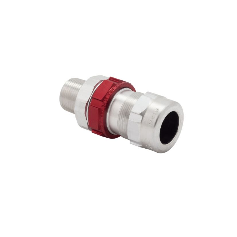 T&B® Fittings Star Teck Extreme XP® STEX100 STEX Cable Connector, 1 in Trade, 0.86 to 1.205 in Cable Openings, Aluminum